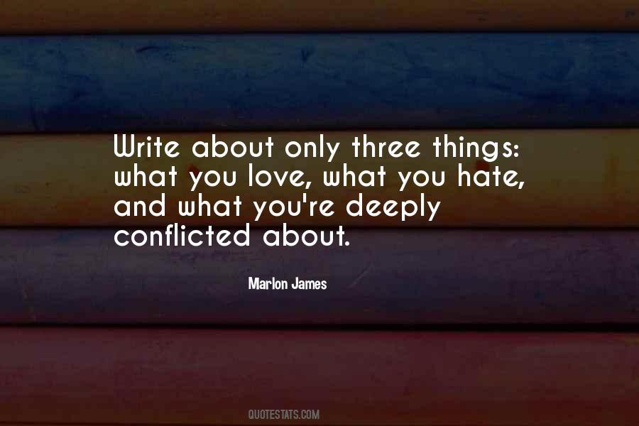 Quotes About Three Things #1212736