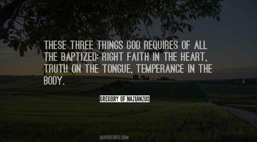 Quotes About Three Things #1276520