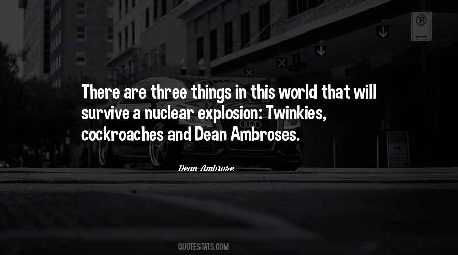 Quotes About Three Things #1349266