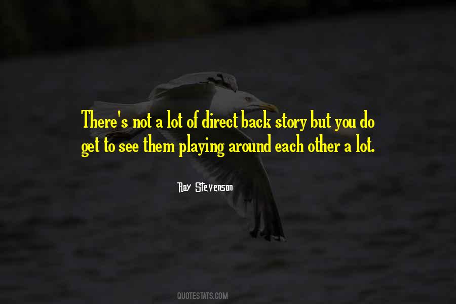 Quotes About Playing Around #173842