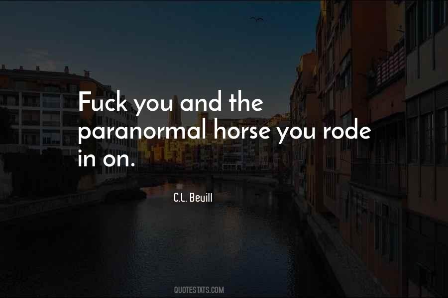 Paranormal Humor Quotes #964084