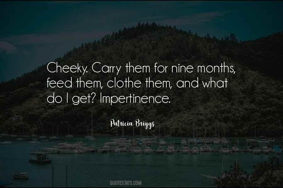Quotes About Cheeky #1493928