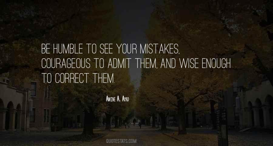 Correct Your Mistakes Quotes #1681850