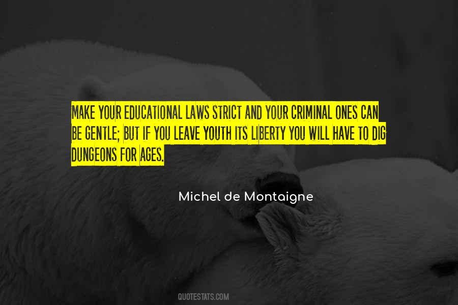 Quotes About Strict Laws #1158780