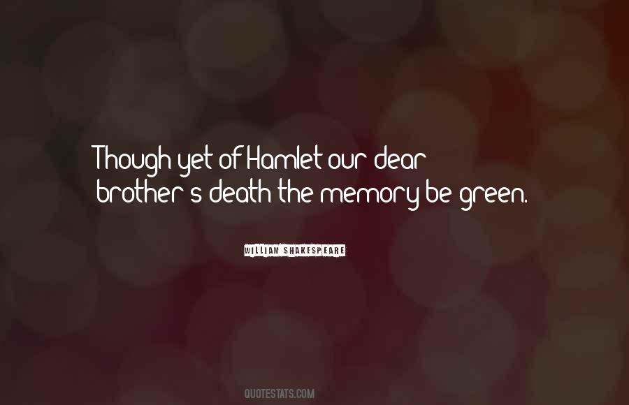 Hamlet Death Quotes #383365