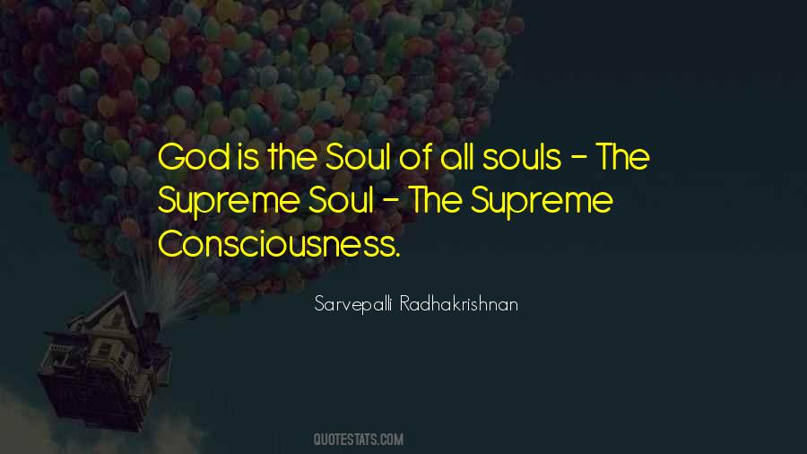 Supreme Consciousness Quotes #1659909