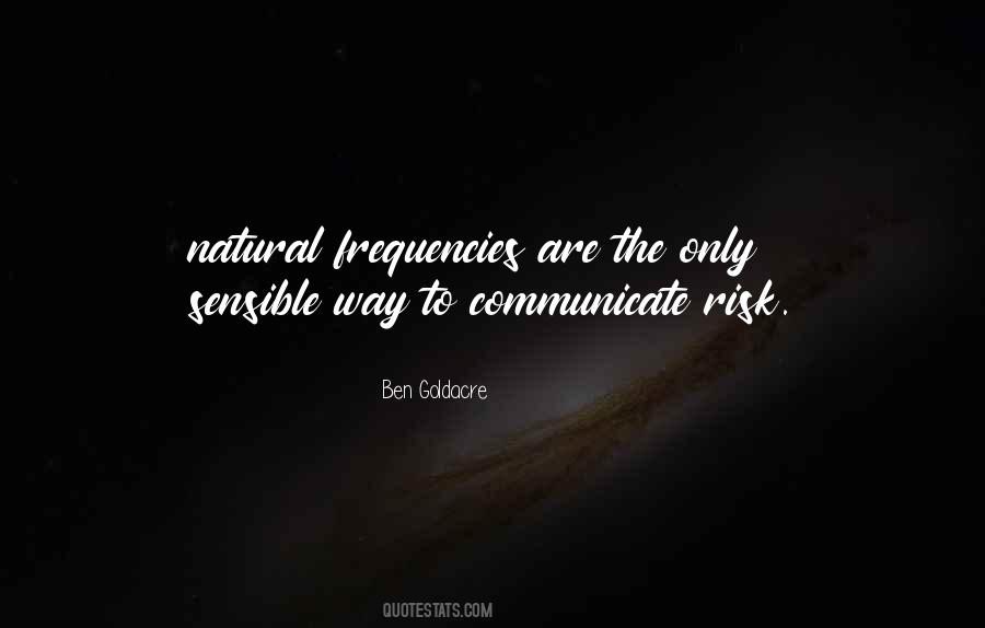 Quotes About Frequencies #552297