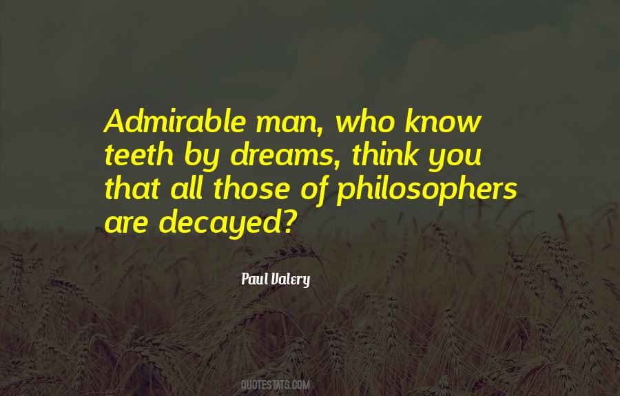 Admirable Man Quotes #195692