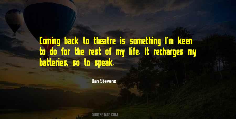 Quotes About Coming Back To Life #209762