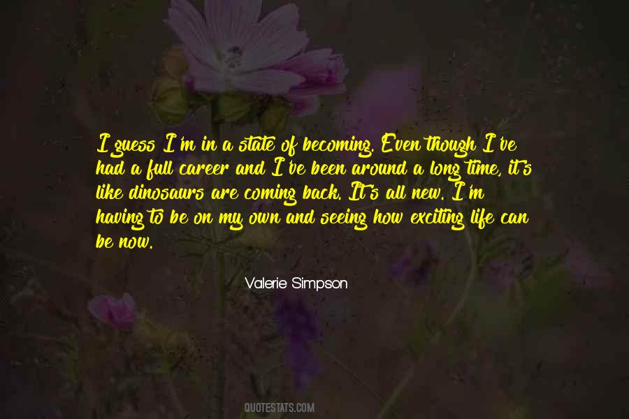 Quotes About Coming Back To Life #985664