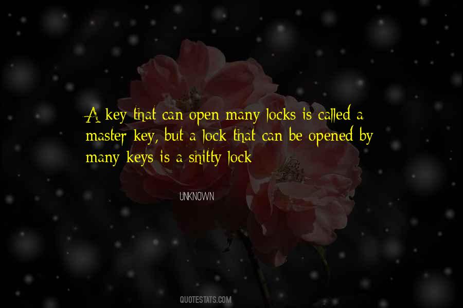 Quotes About Locks And Keys #1087830