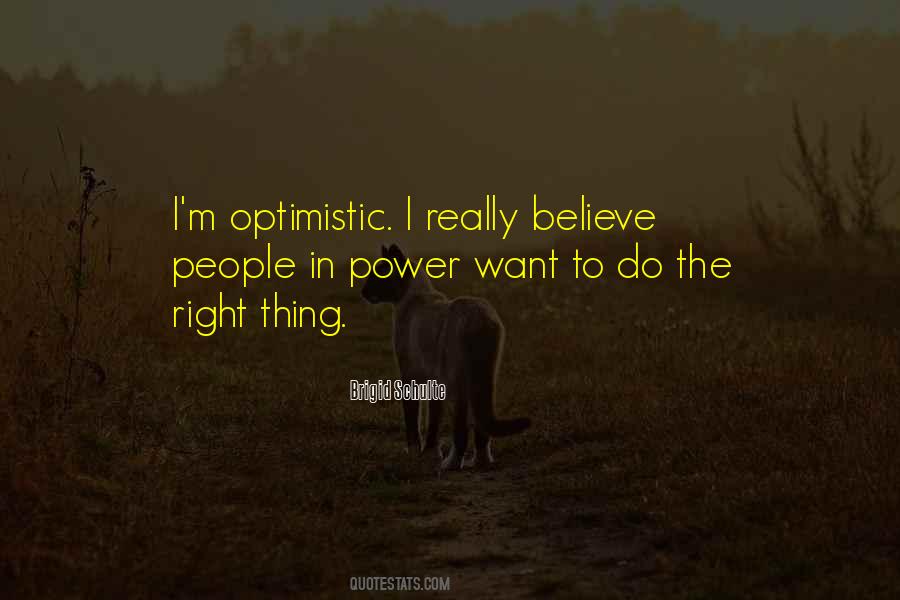 Quotes About Optimistic People #131924