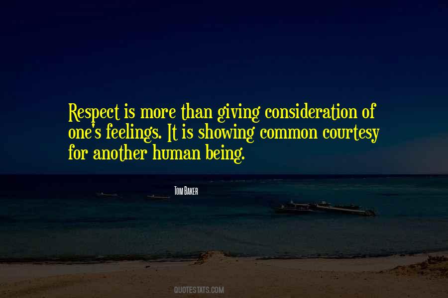 Quotes About Showing Respect #1768292