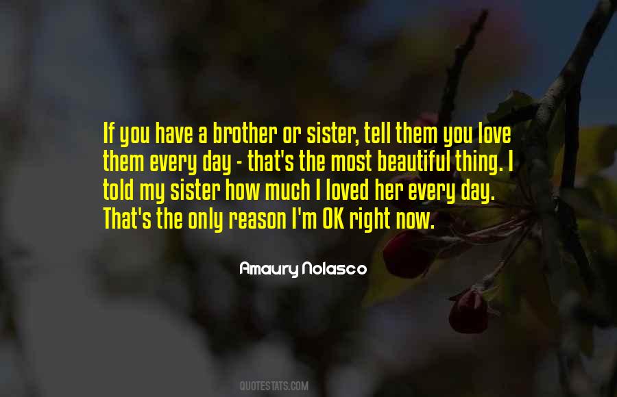Quotes About I Love You Brother #191112