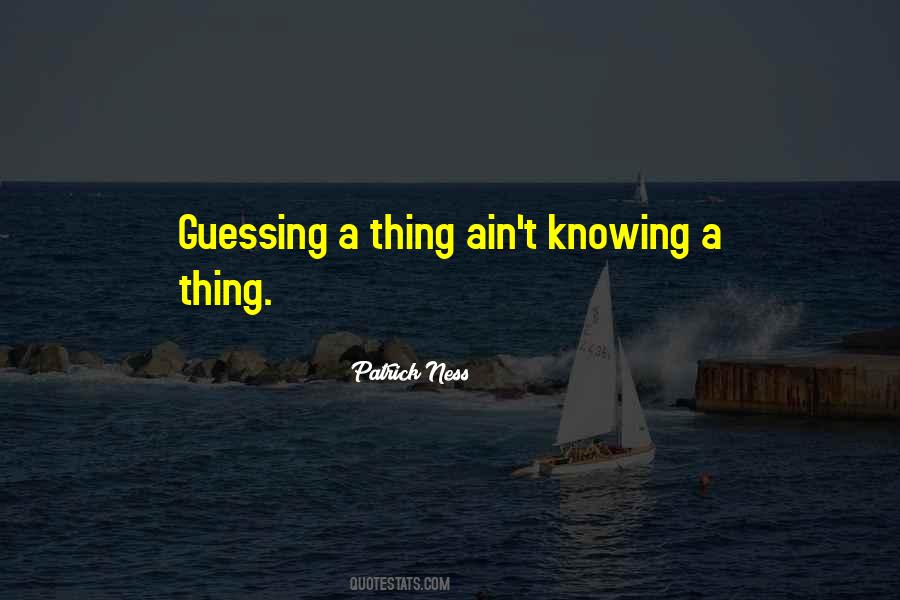 Quotes About Guessing #1076684