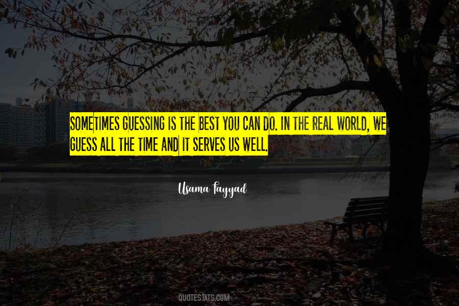 Quotes About Guessing #1089230