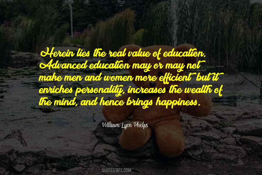 Quotes About Value Of Education #1055675