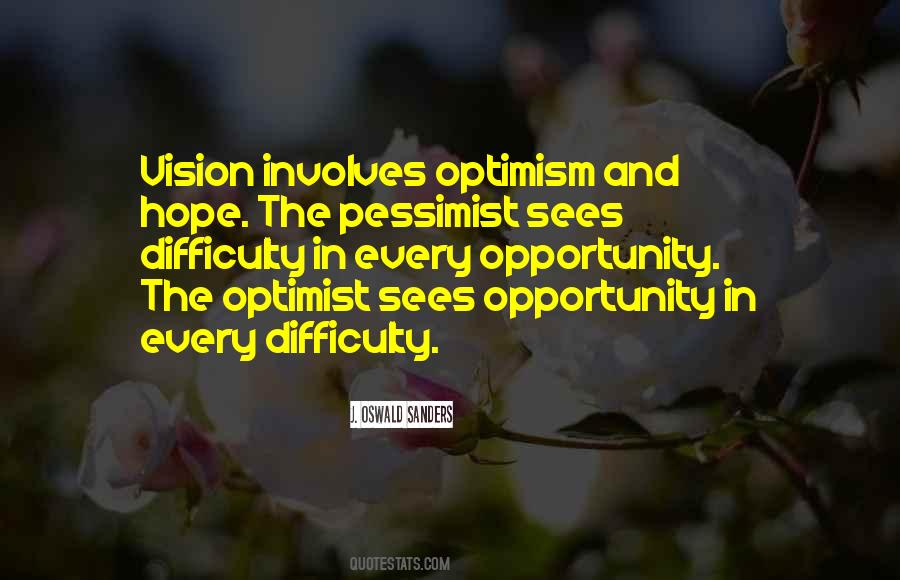 Quotes About Optimist Pessimist #2092