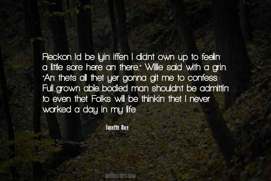 Full Grown Man Quotes #140428