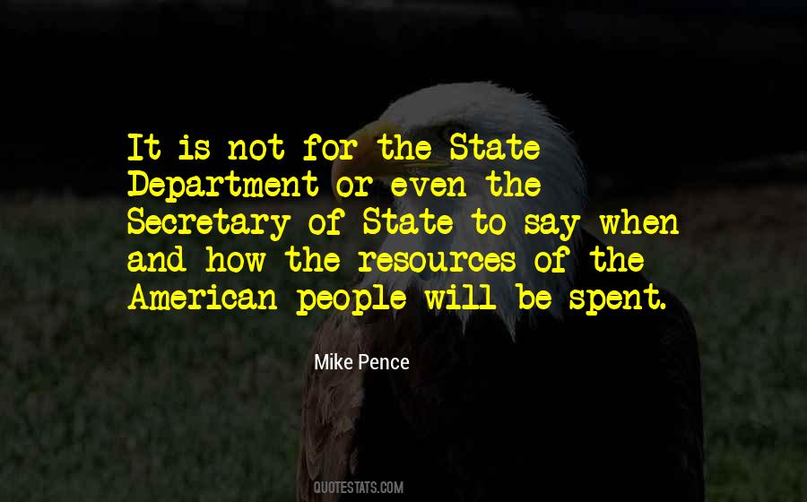 Us Department Of State Quotes #629817