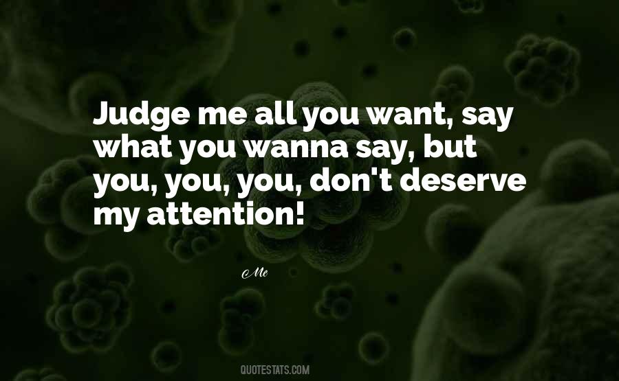 Quotes About Judge Me #1168503