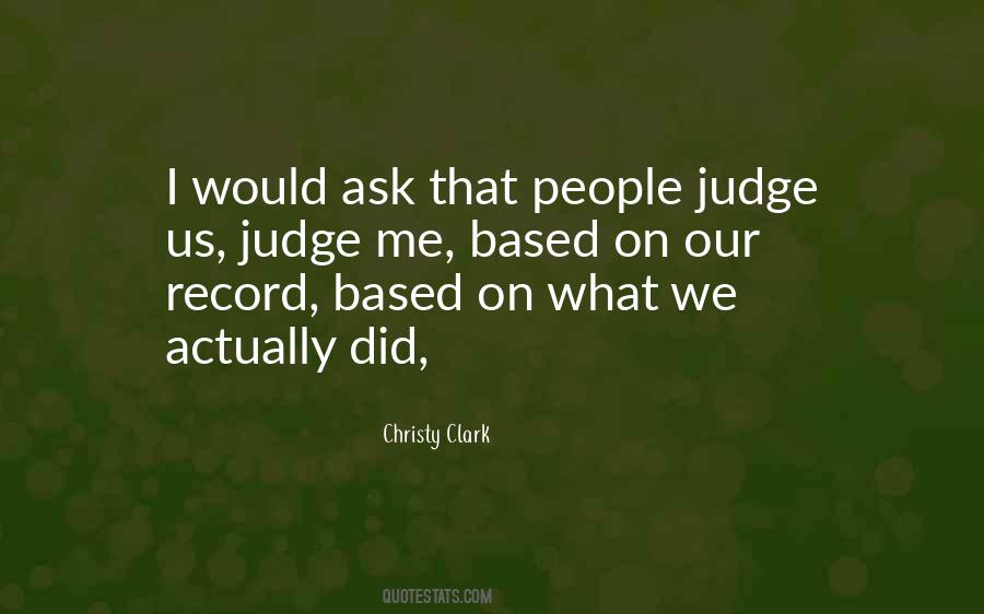 Quotes About Judge Me #1230609