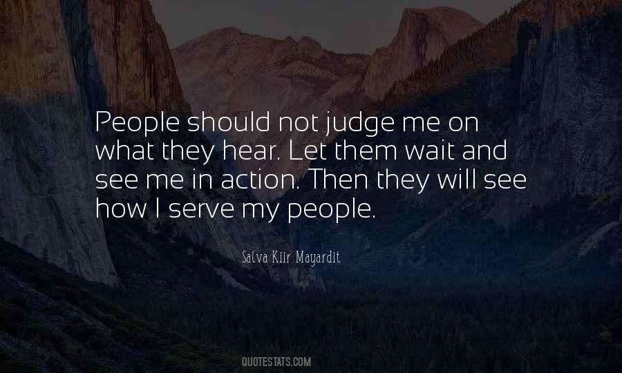 Quotes About Judge Me #1322427