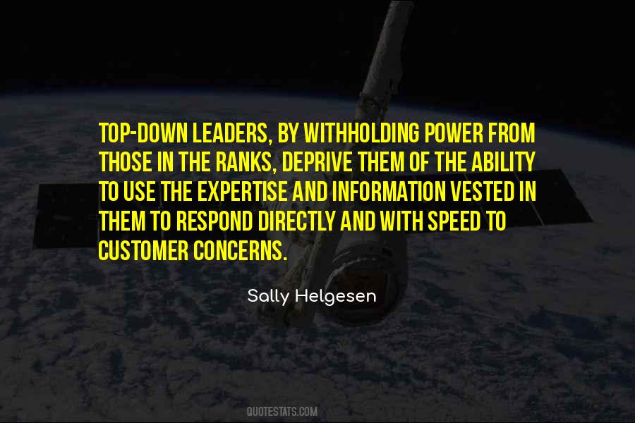 Quotes About Withholding Information #385334