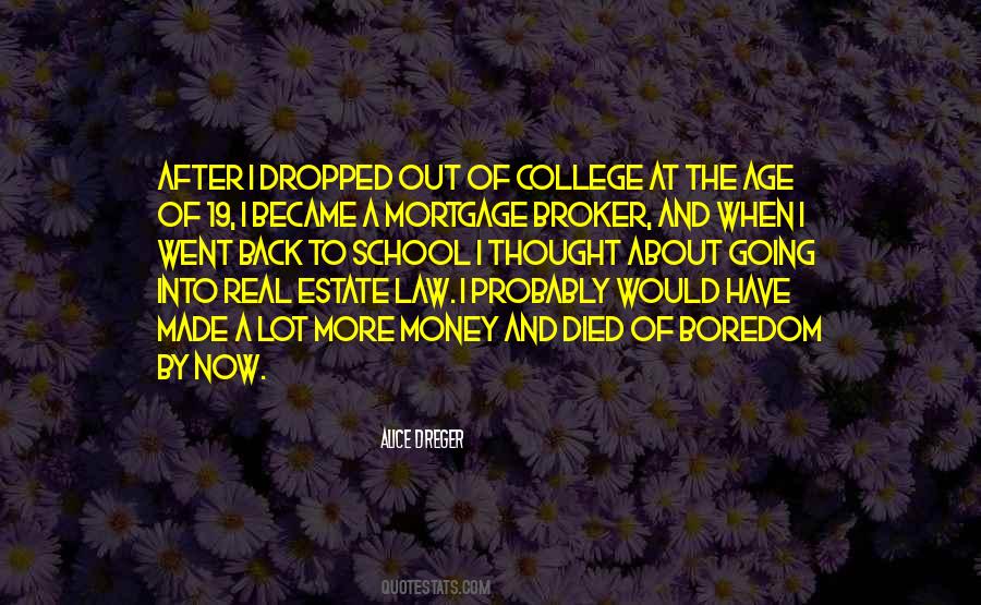 Quotes About Going Back To College #189043