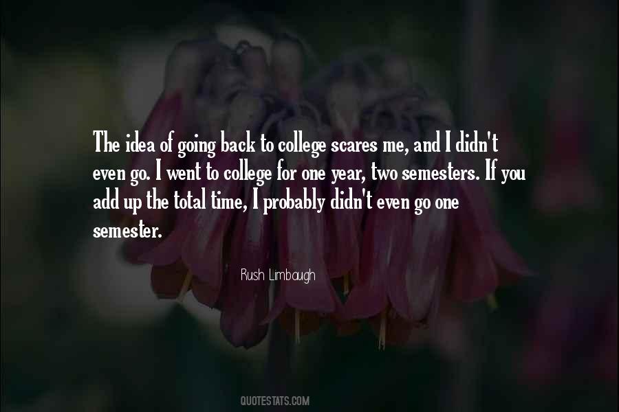 Quotes About Going Back To College #865230