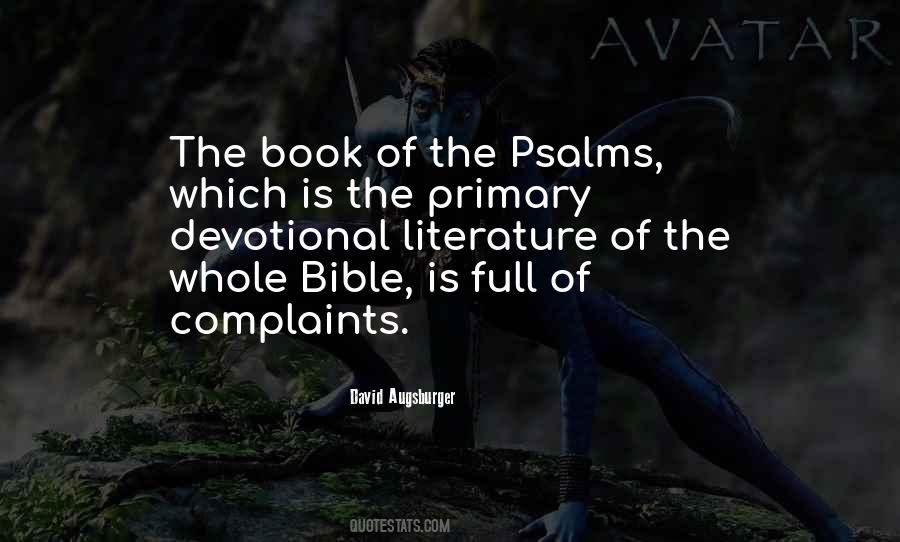 Quotes About The Book Of Psalms #684132