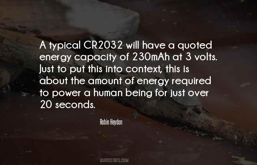 Human Being As Energy Quotes #148661