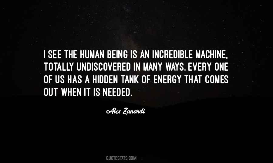 Human Being As Energy Quotes #911009