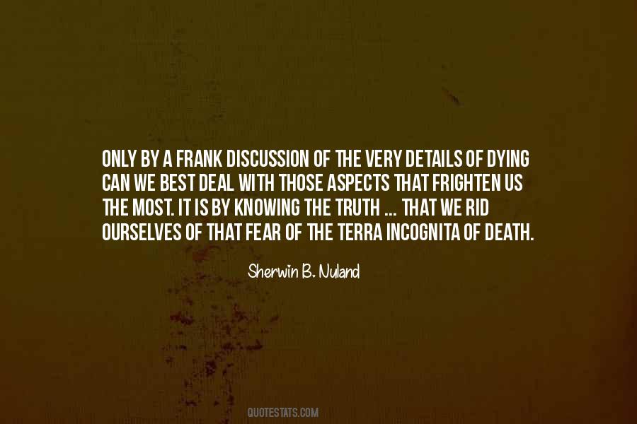 Quotes About Knowing You Are Dying #984721
