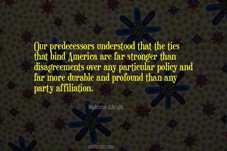 Quotes About Predecessors #1274429