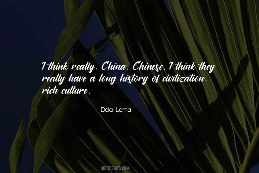 History Of China Quotes #1185452