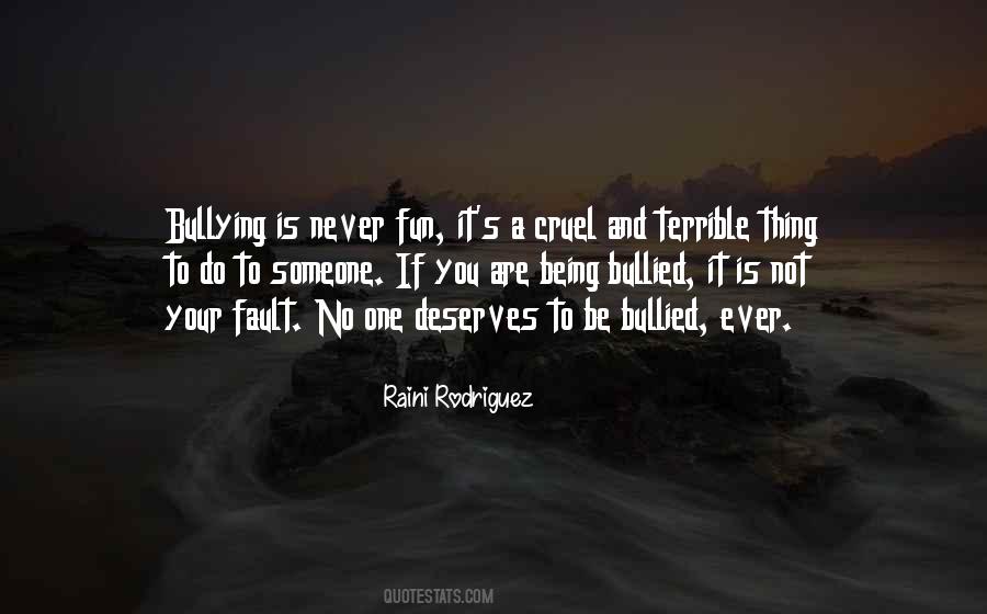 Being Cruel Quotes #1805755