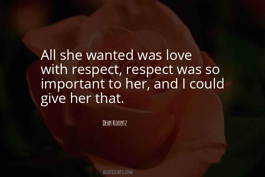 All She Wanted Quotes #1249162