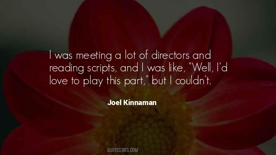 Quotes About Play Scripts #1240024
