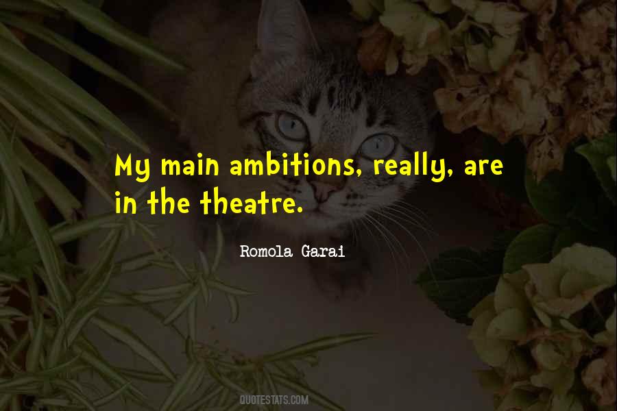 Quotes About Ambitions #1003806