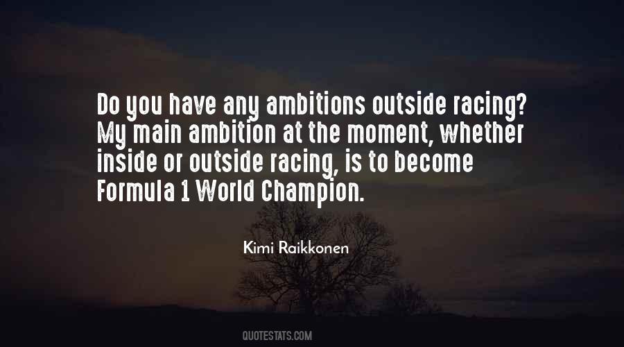 Quotes About Ambitions #1021803