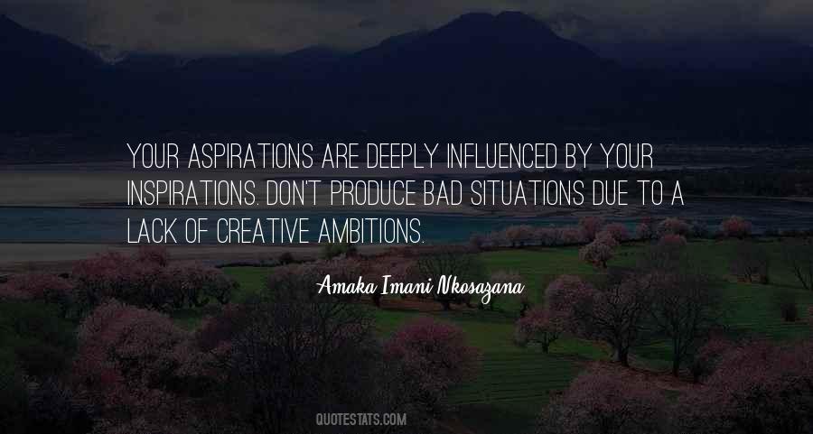 Quotes About Ambitions #1375749