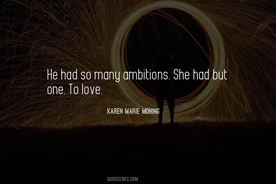 Quotes About Ambitions #1399843