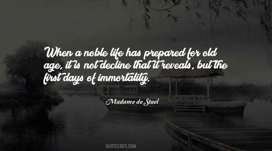 Noble Life Quotes #1818404