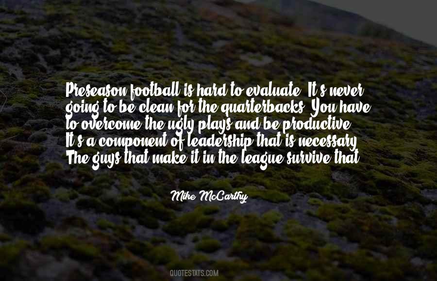 Quotes About Preseason Football #10759