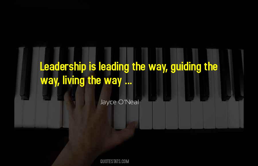 Leading Leadership Quotes #1510696