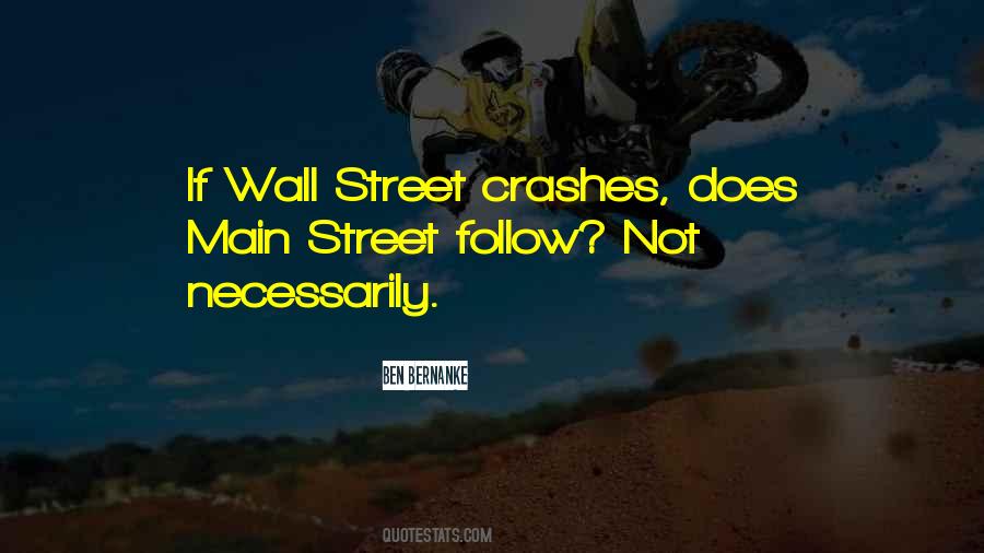 Quotes About Wall Street Crash #1726748