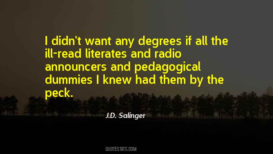 Quotes About College Degrees #1564593