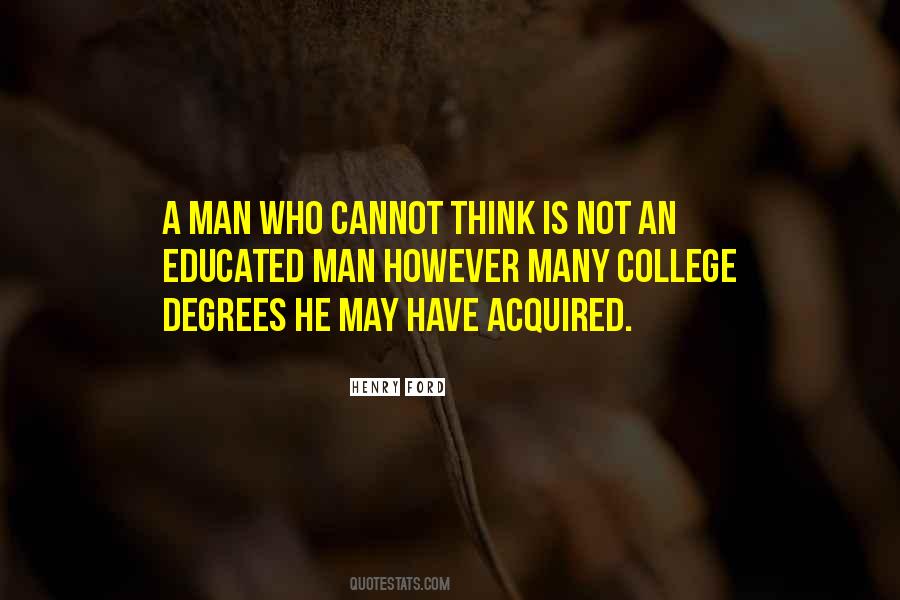 Quotes About College Degrees #754245