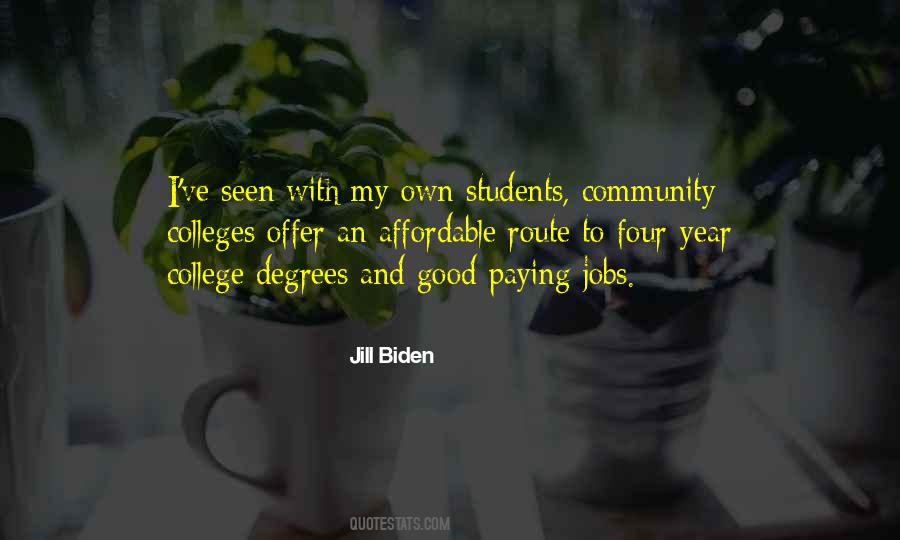 Quotes About College Degrees #854745